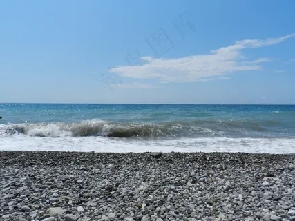 海洋，夏天，海洋，海，海滩，海景，天空，水