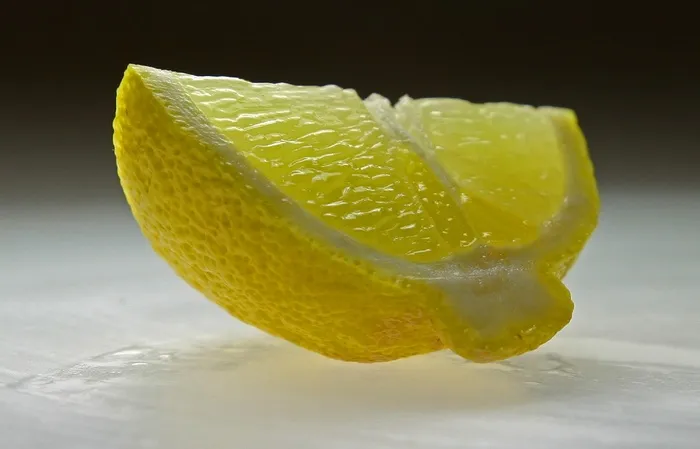 切片柠檬，柠檬，酸，水果，黄色，炸，切
