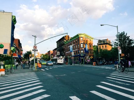 交叉路口，人行横道，城市，城市，道路，街道