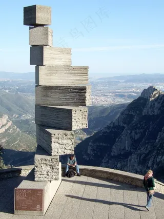 长城,城楼,山峦,城垣,人物特写,知识阶梯