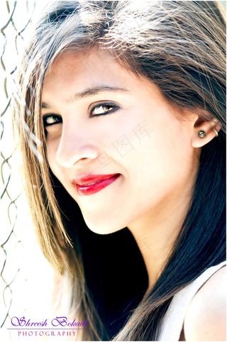 肖像，人，逆光，自然，树木，户外