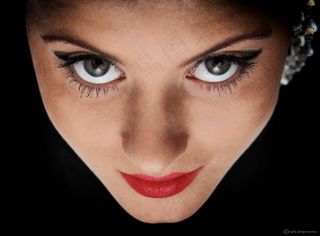 女人，女孩，眼睛，模特，美女