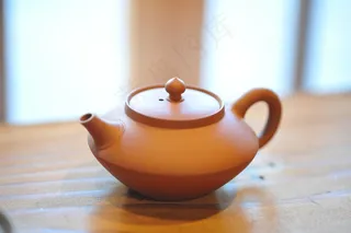 茶壶，茶，棕色