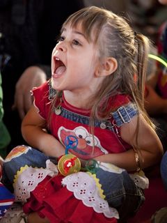 儿童，快乐，孩子，乐趣，女孩，可爱，欢呼，唱歌