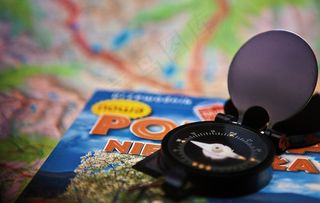 指南，书籍，指南针，地图，旅行，冒险，嗜好