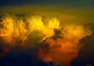 云，天空，橙色，白色，灰色，黑色，风暴