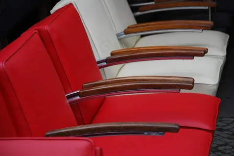 椅子，家具配件，红色，白色，休息，扶手