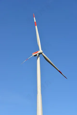 风车，能源，生态能源，风力发电，天空，蓝色