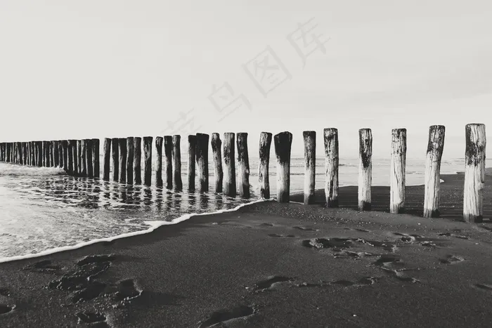 生活，沙，海滩，水，自然，天空，海洋，夏天