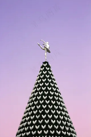 树，芭蕾舞团，雕像，饰品，圣诞节