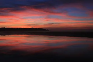 日出，佐治亚州日出，佐治亚州，水，自然