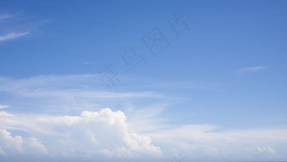 天空，云，蓝色