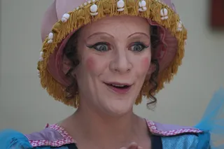 剧院，街头剧院，模仿，女人，搞笑