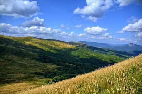 Bieszczady,塔尔尼察,山毛榉Berdo,山脉 Bieszczady,塔尔尼察,山毛榉Berdo,山脉