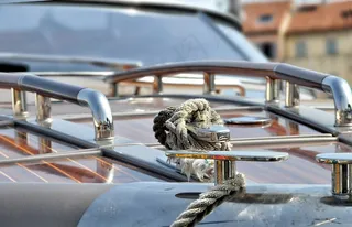 船，港口，海，码头，绳索，铬