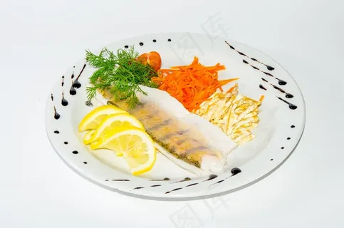 鱼，炸，卖肉，煎炸，烤串，烤肉串，芒果