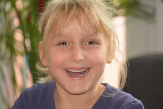 儿童，女孩，快乐，笑，人