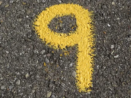 数量，广告，黄色，颜色，沥青，道路，数字