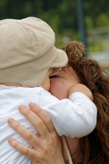 婴儿，妈妈，亲吻，爱情，情感，父母的爱