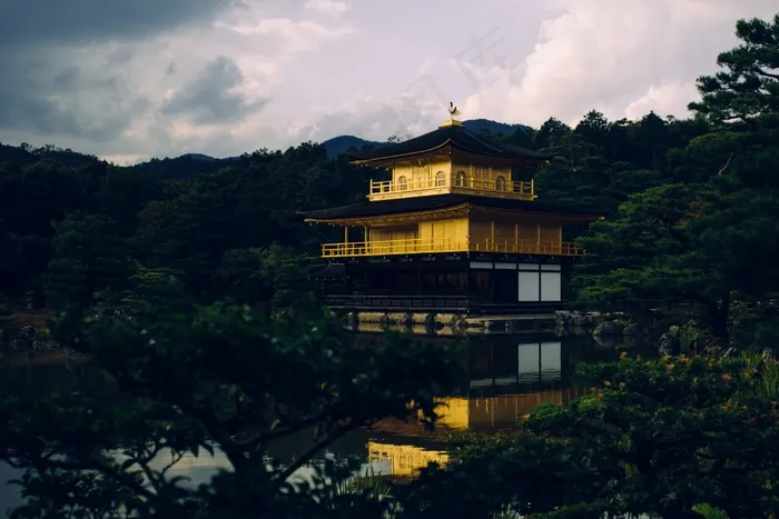 宝塔，池塘，湖，建筑，架构，亚洲