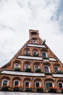 包,手提包,背包,古建筑,建筑,吕讷堡的老房子