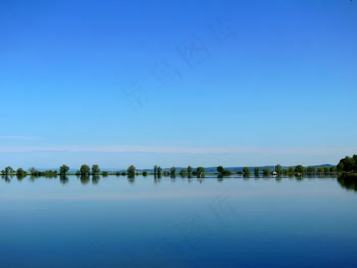 博登湖，泻湖，水，蓝天，魅力