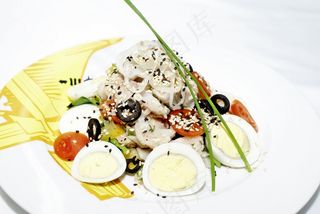 沙拉，食品，餐厅，开胃菜，盘子，菜