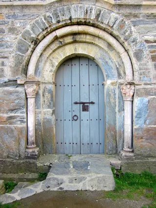 门，塞拉伯内，小修道院，修道院，罗马式