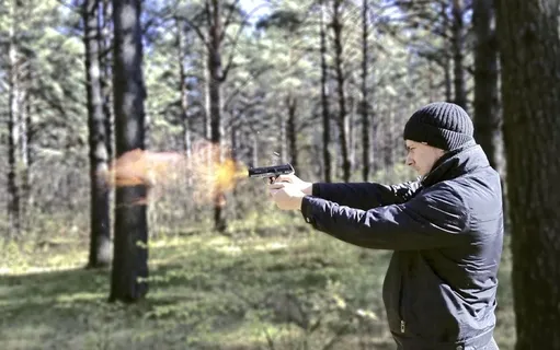 男子，射击，射击，杀手，袖子，子弹头，火