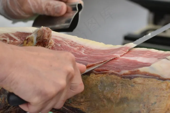 火腿，切肉，肉，Pata Negra，熟食店，肉