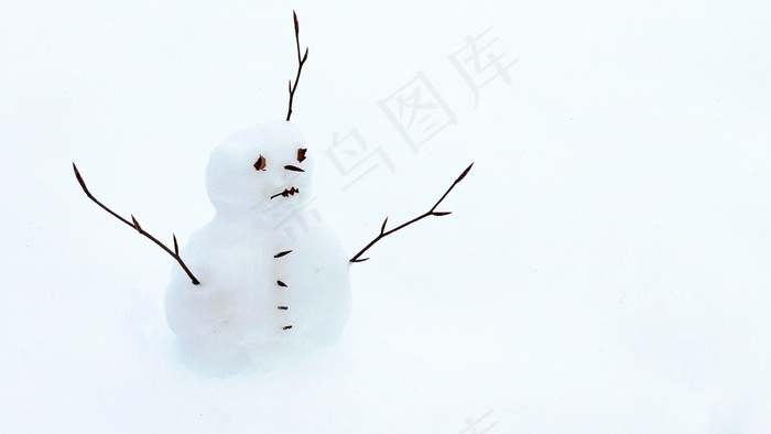 雪人，雪，冬天，雪人，白，冷，寒冬