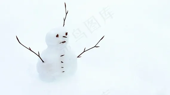 雪人，雪，冬天，雪人，白，冷，寒冬