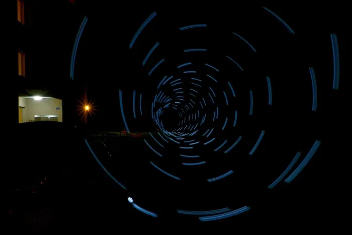 隧道，夜，黑暗，光径，破折号