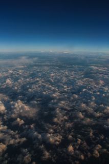 云，云，梦想，梦想，空气，蓝色，太阳，地平线