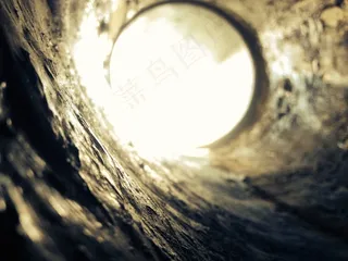 混凝土，孔，管，舷窗，表面，水泥