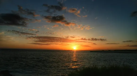 日落,夏威夷,考艾岛,旅行,海滩,大海,海景 日落,夏威夷,考艾岛,旅行,海滩,大海,海景