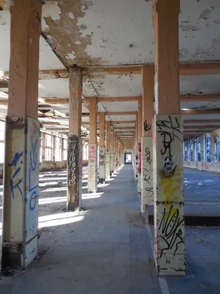 建筑，废墟，柱状，废墟