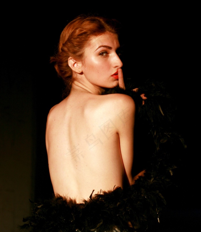 女孩，诱惑，美女，肖像