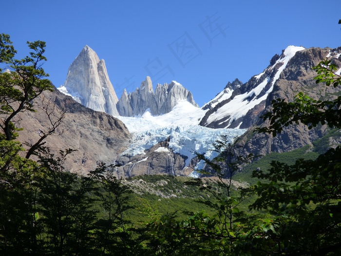 Chaltén，费兹罗伊，山，阿根廷巴塔哥尼亚