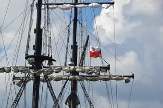 船，波兰国旗，波兰，波兰，国旗，爱国主义