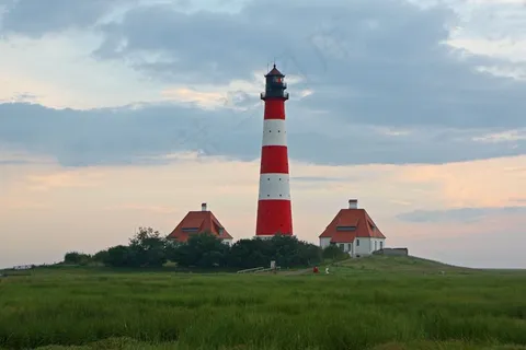 韦斯特赫弗,灯塔,北海,瓦登海,心情 韦斯特赫弗,灯塔,北海,瓦登海,心情