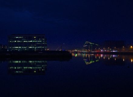 都市夜景,夜景摄影,夜景照明,夜景工程,湖泊,海上夜水都柏林