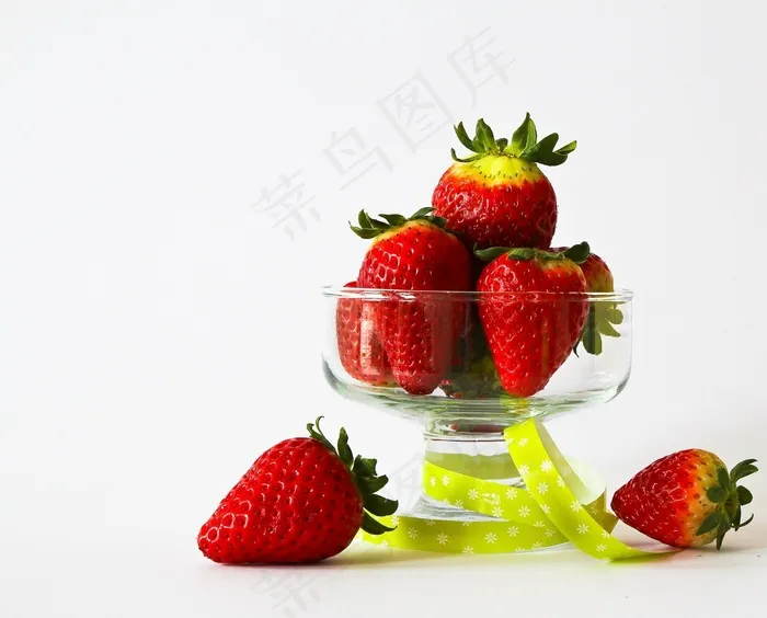 水果，草莓，水果，红色，甜点，装饰