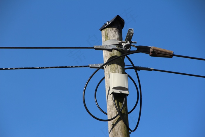 爆炸，线路，电力，高压，天空，电缆