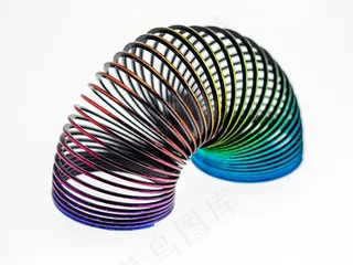 螺旋形，彩色，关于，玩具，彩虹，Treppenläufer