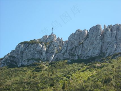 巴伐利亚,高山,Kampenwand,岩,太阳,天空,蓝色 巴伐利亚,高山,Kampenwand,岩,太阳,天空,蓝色