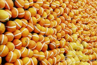 玉米,晾晒玉米,玉米粒,大豆,黄豆,水果橙色柠檬水果墙