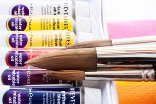 油画颜料，颜色，易溶于水，管，多彩