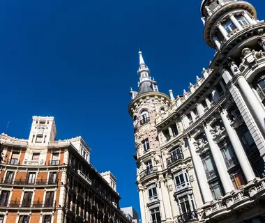 建筑物，马德里，老，建筑，城市