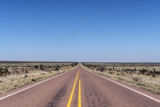 道路，距离，风景，地平线，直线，平坦